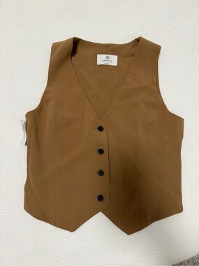Babaton Button-Front Vest